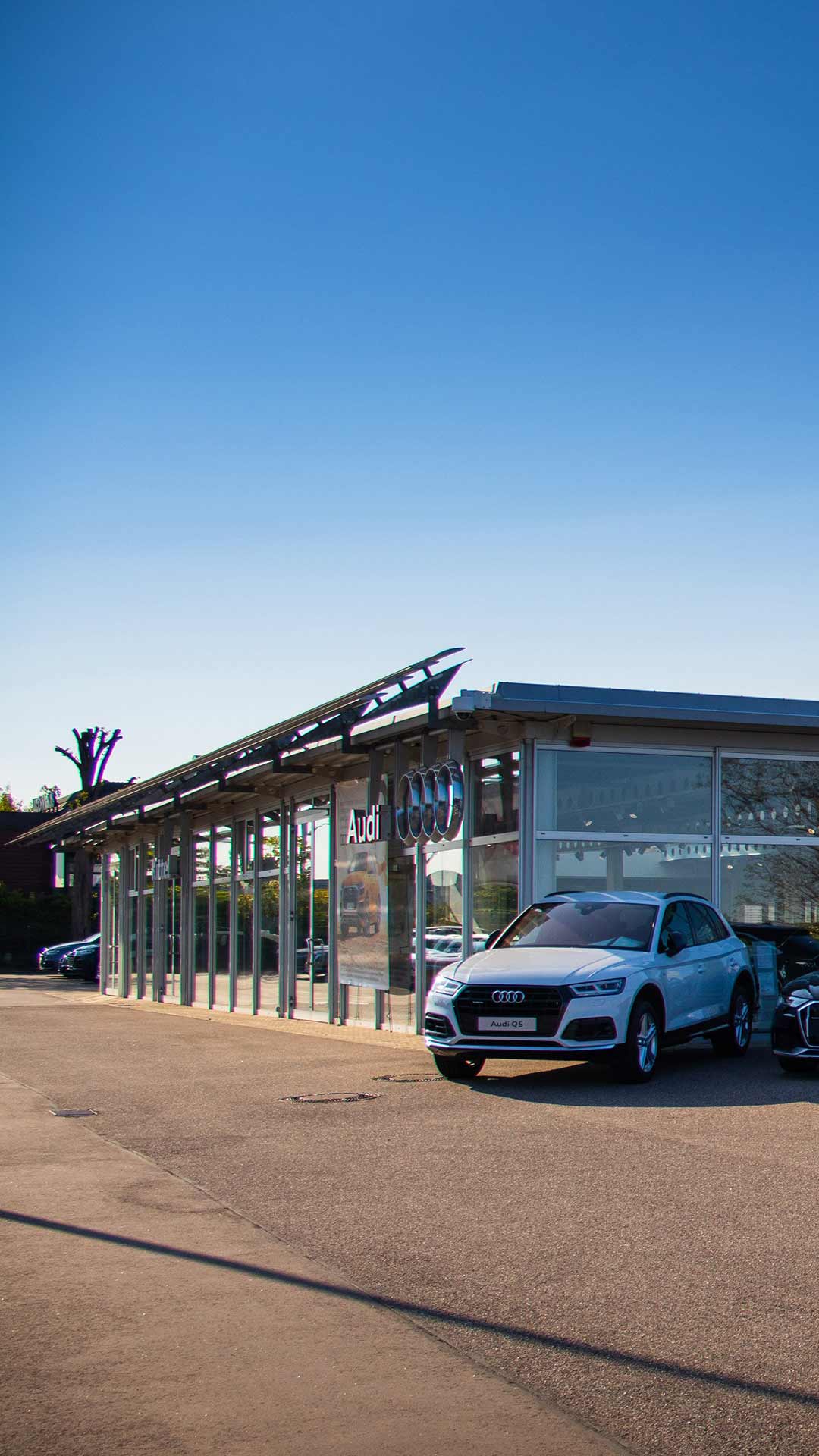 Außenansicht Autohaus Kittel