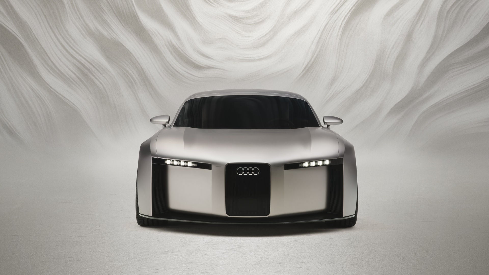 Front view of the new Audi Concept C.