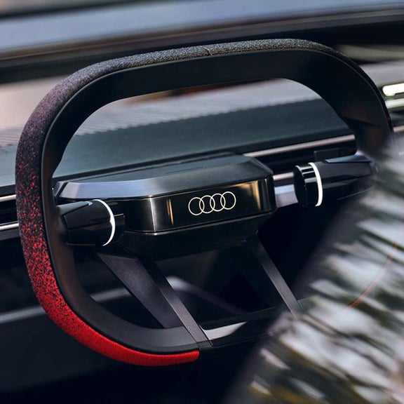Foto del interior del nuevo concept car de Audi, el prototipo Audi activesphere concept. 
