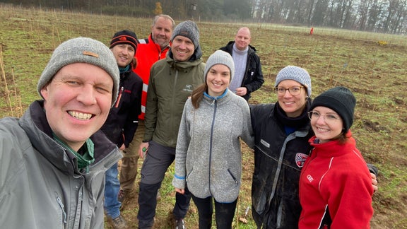 Teilnehmer beim PflanzMit Event