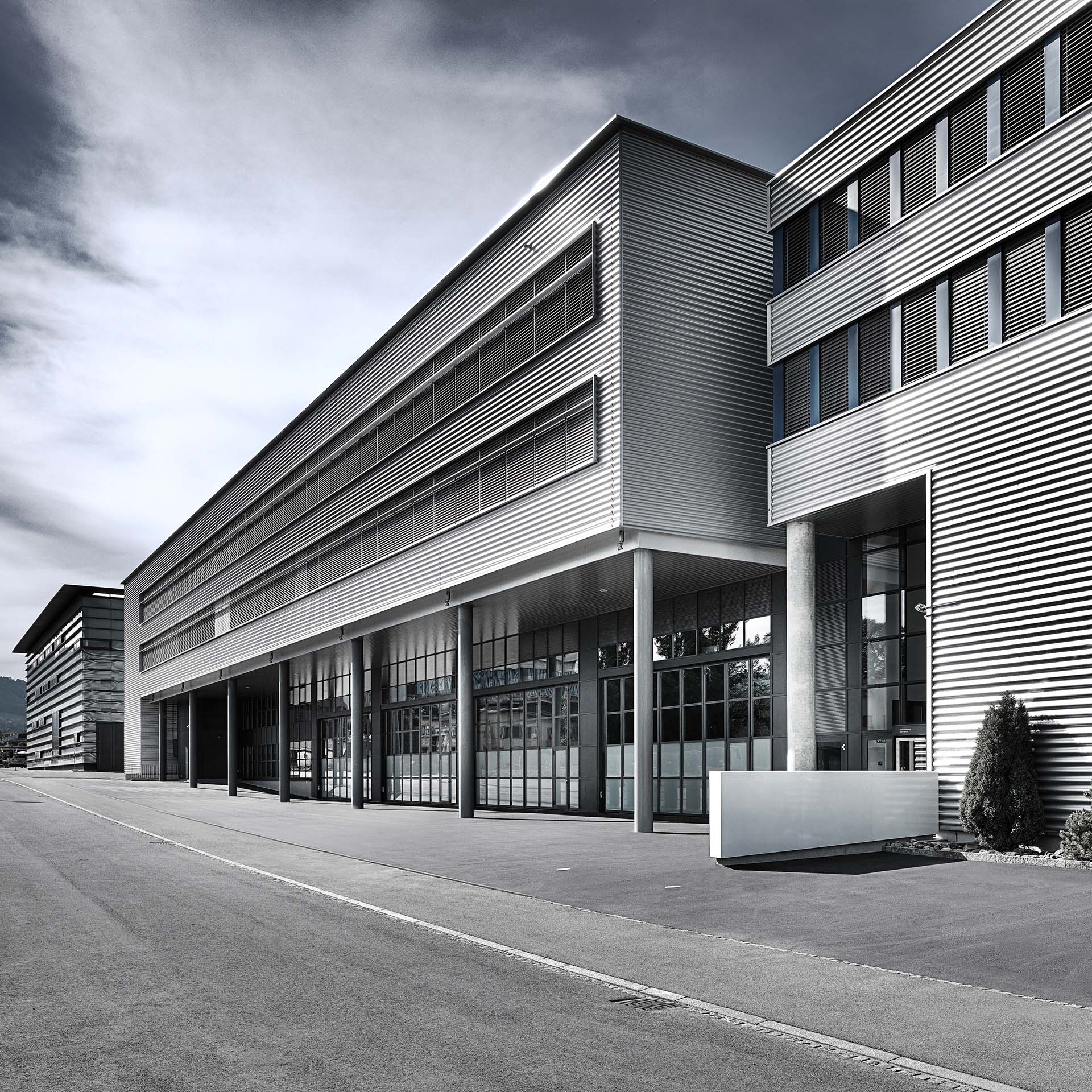 A picture showing the facility in Hinwil in Switzerland.