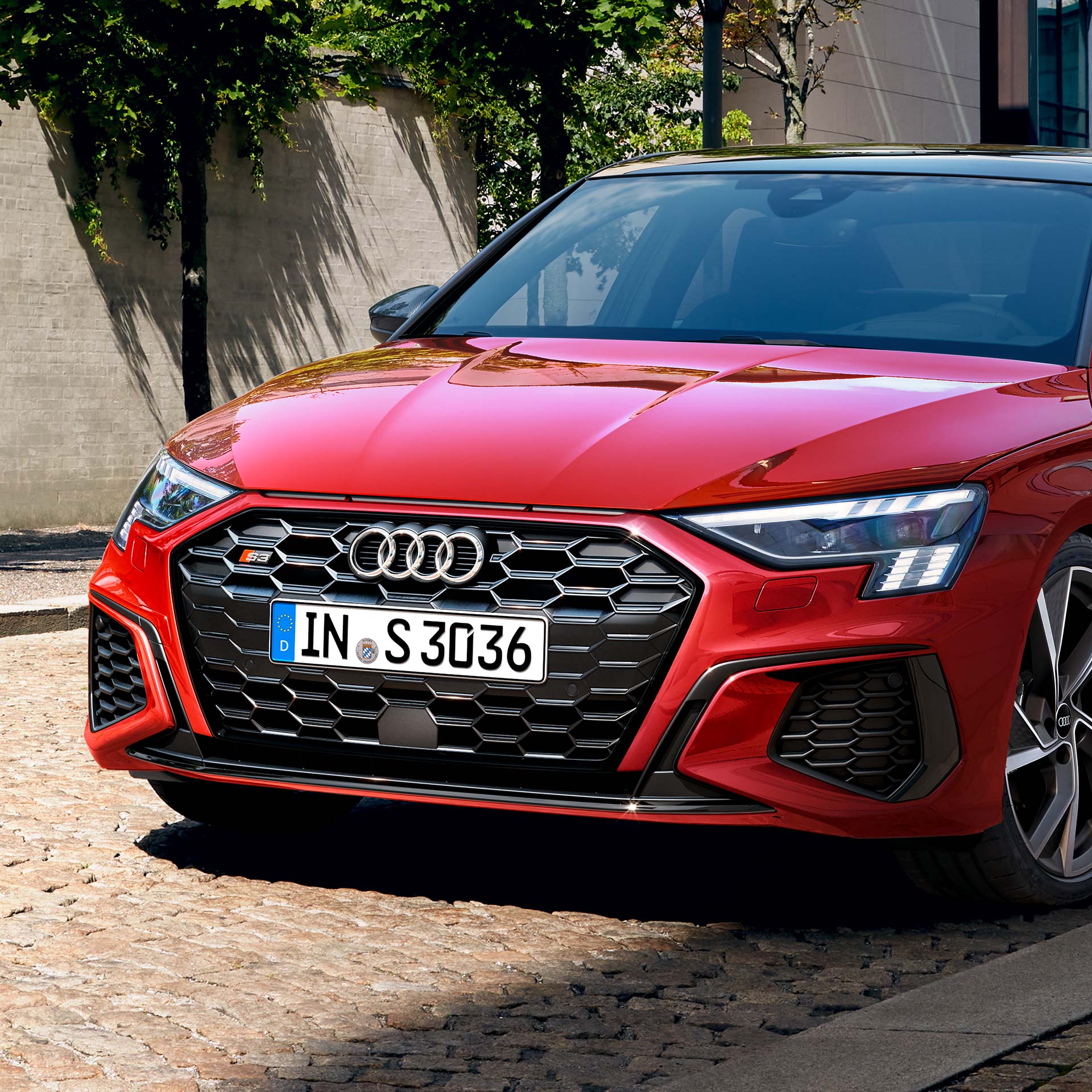 Total front view Audi S3 Sedan