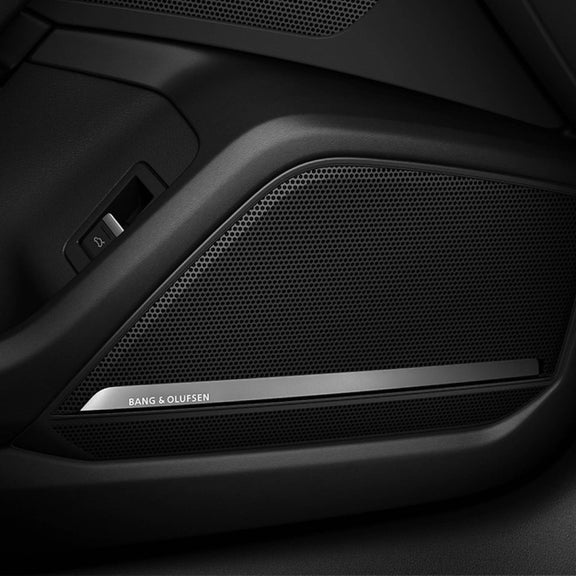 Internal speaker in door panel.