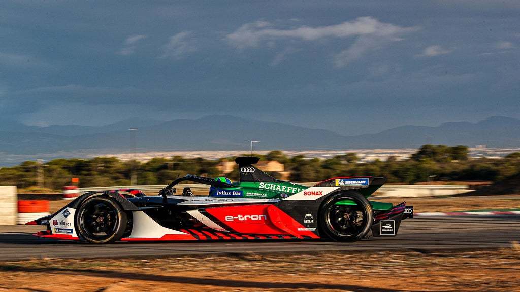 A sports Audi e-tron car