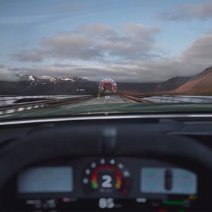 Foto del Head-up display de los modelos Superpremium de Audi.  
