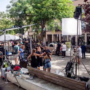 Foto del rodaje de Audi Future Stories. 