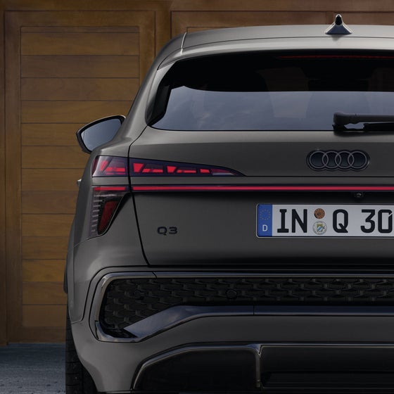 Firma lum&iacute;nica trasera del Audi Q3 Sportback