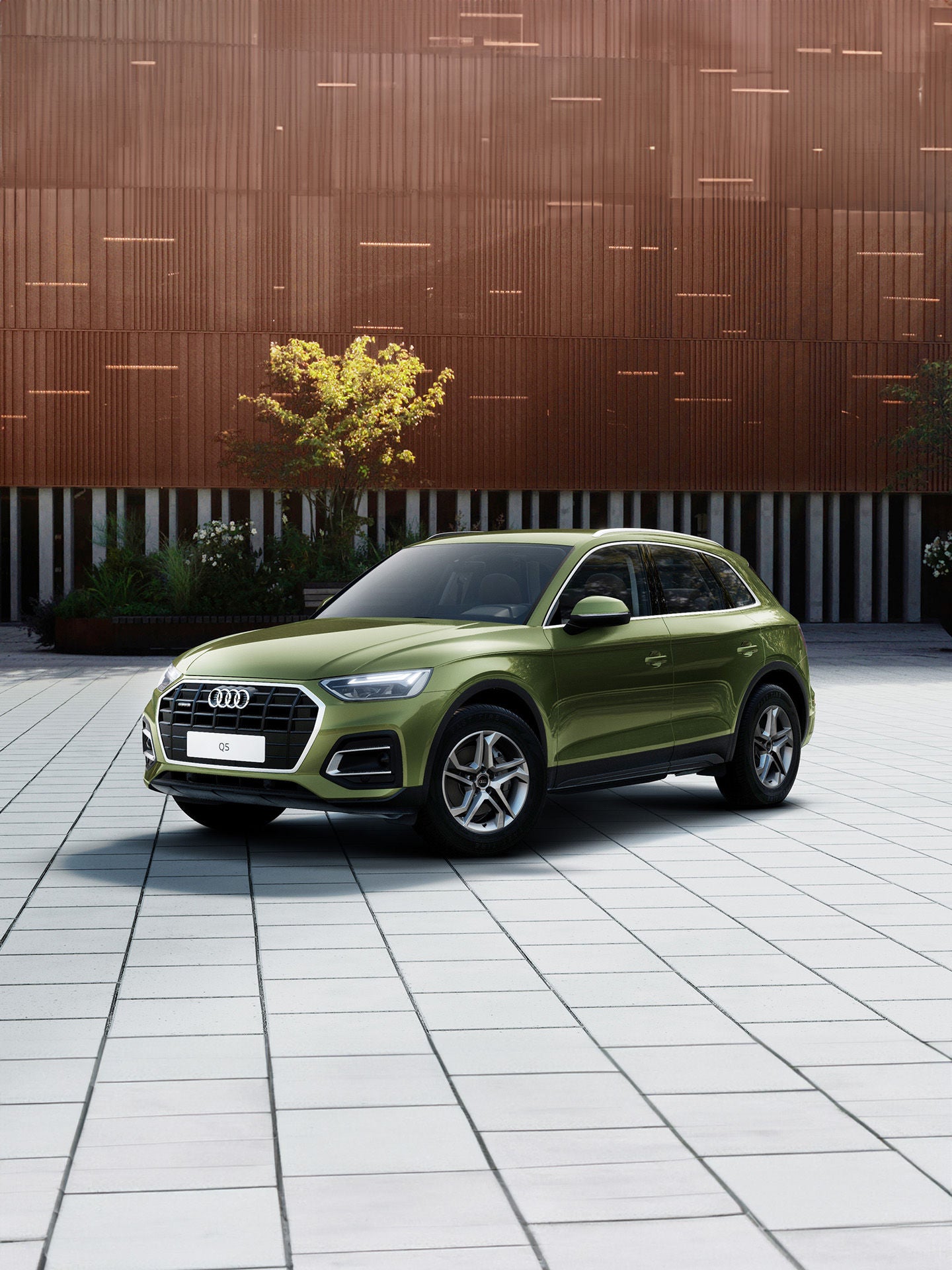 Frontale Seitenansicht Audi Q5