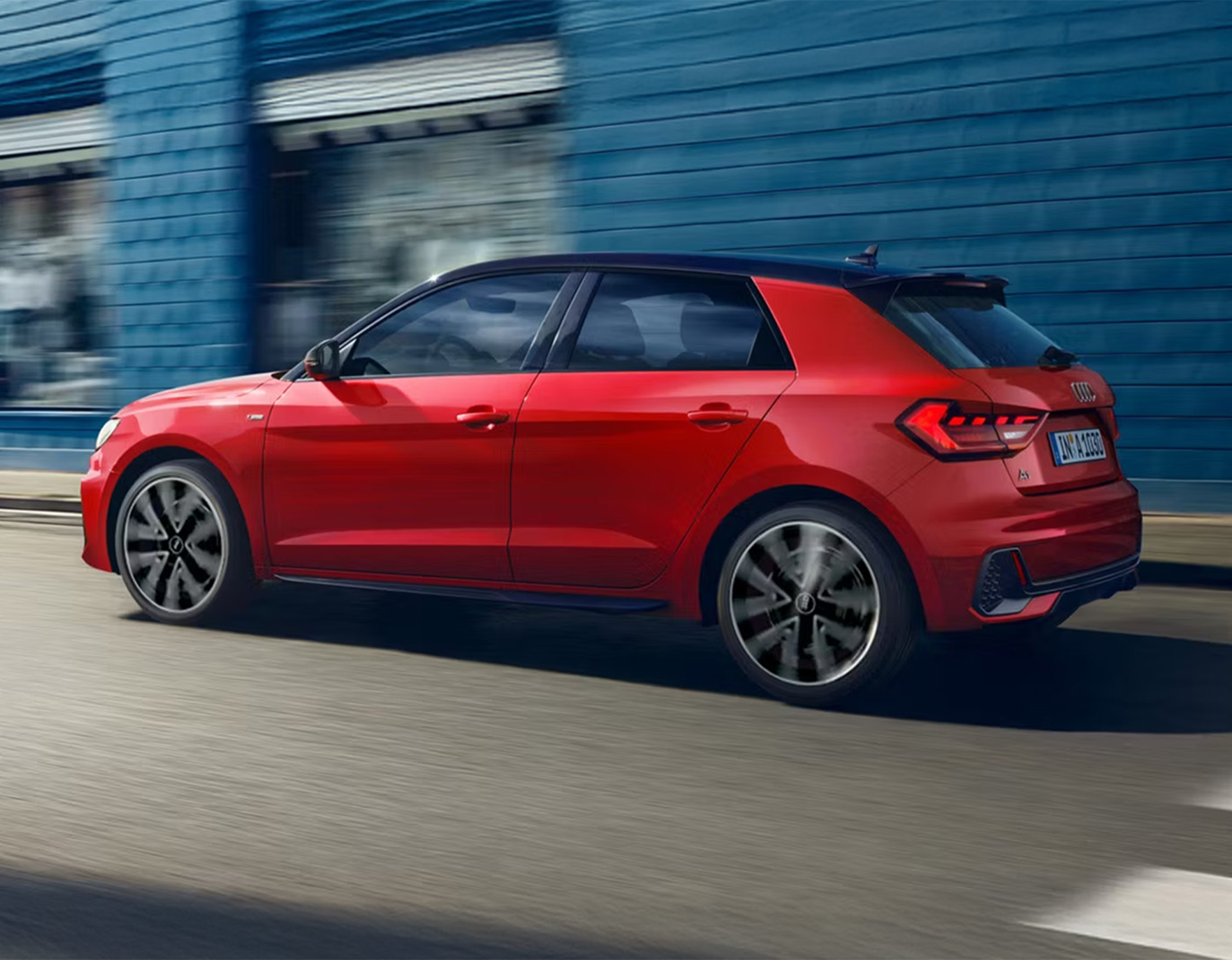 Audi A1 Sportback rojo