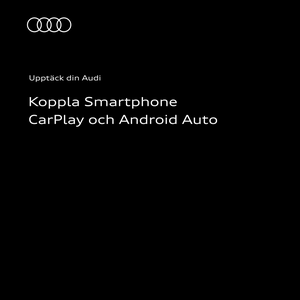 Koppla din smartphone med Apple CarPlay eller Android Auto: Instruktionsvideon använder tydliga animationer och skärmbilder för att visa hur du kopplar din smartphone till bilen med Apple CarPlay eller Android Auto.