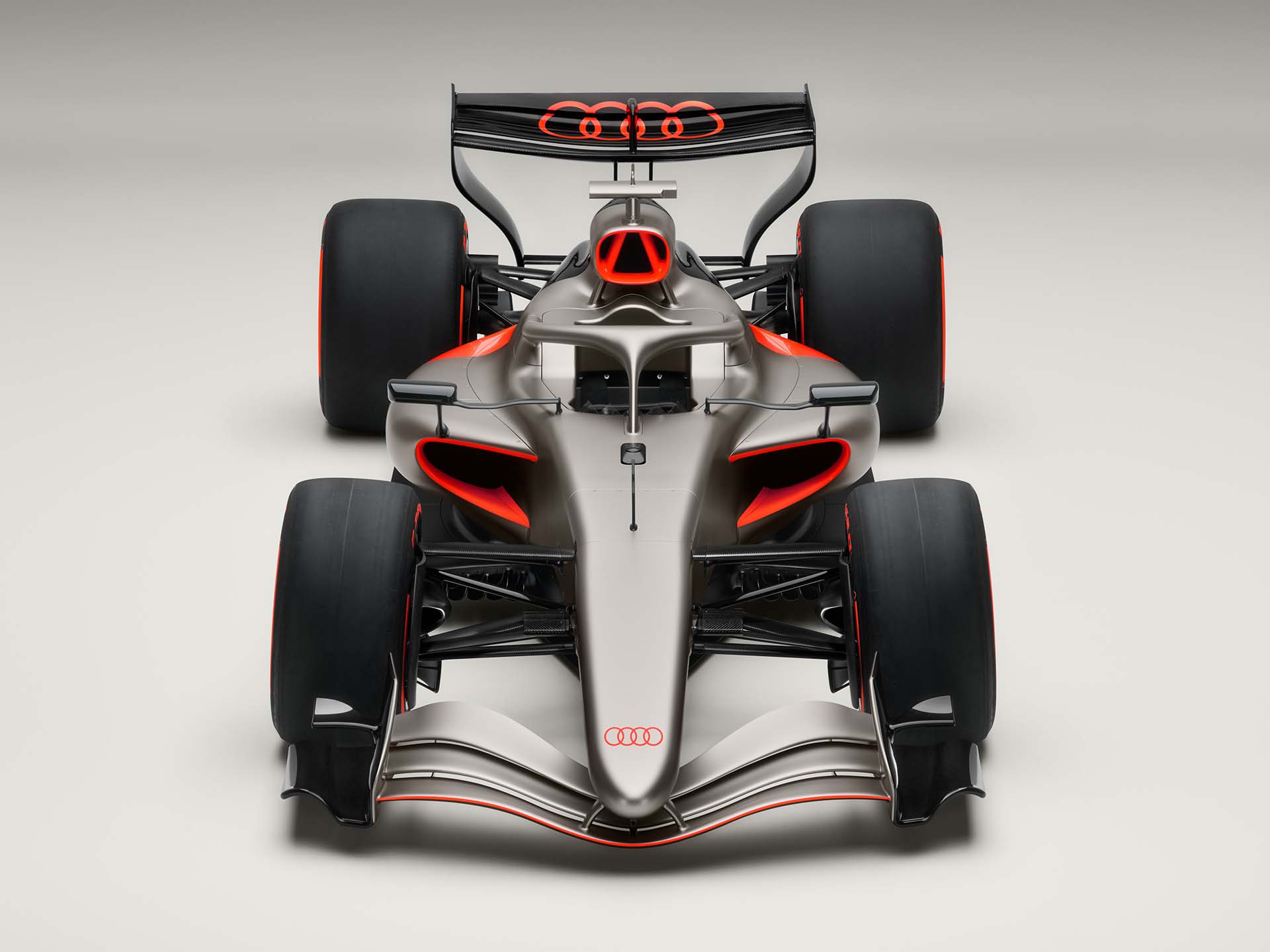 A picture showing the Audi R26 Concept.