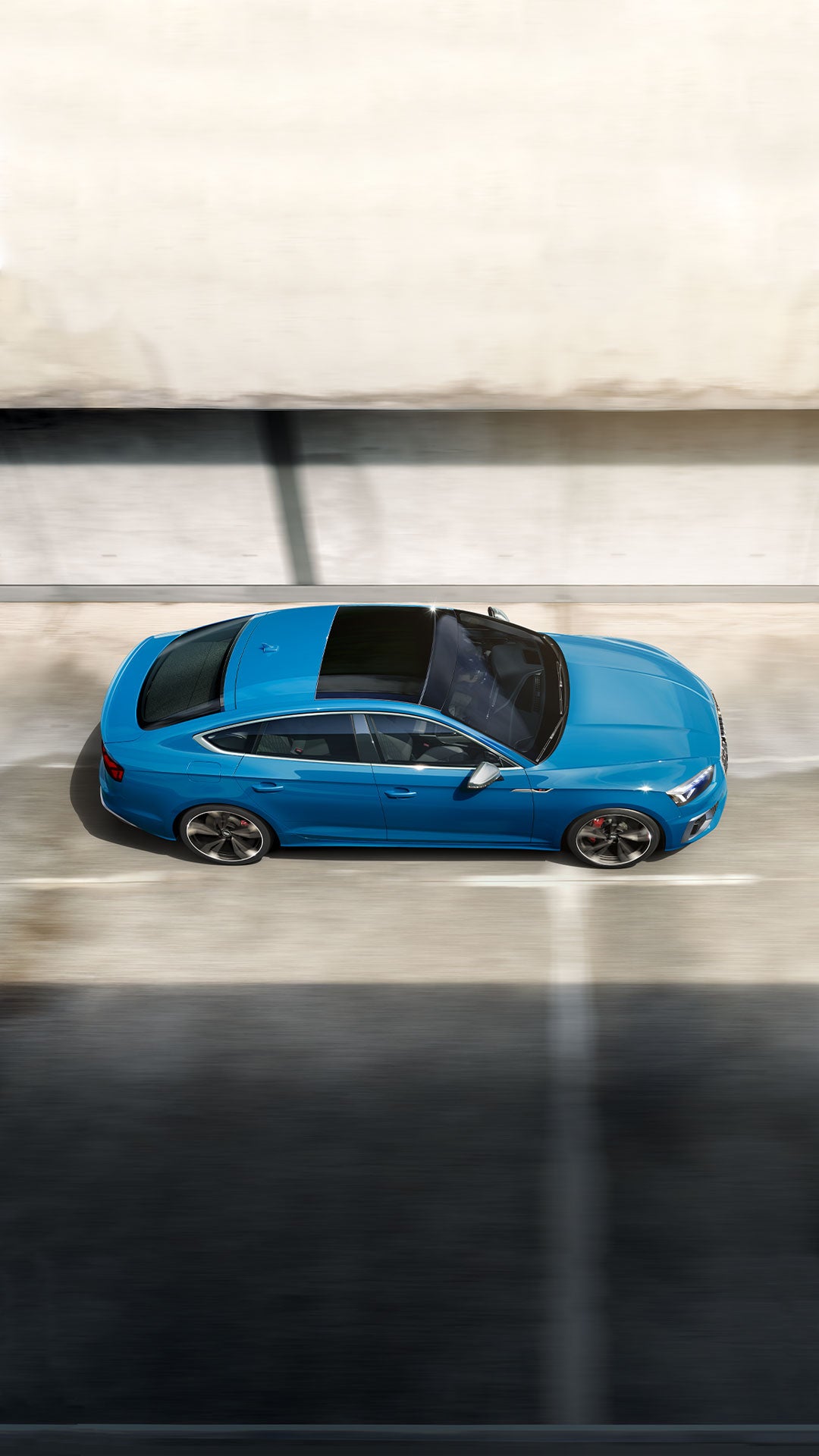 Audi S5 Sportback top view