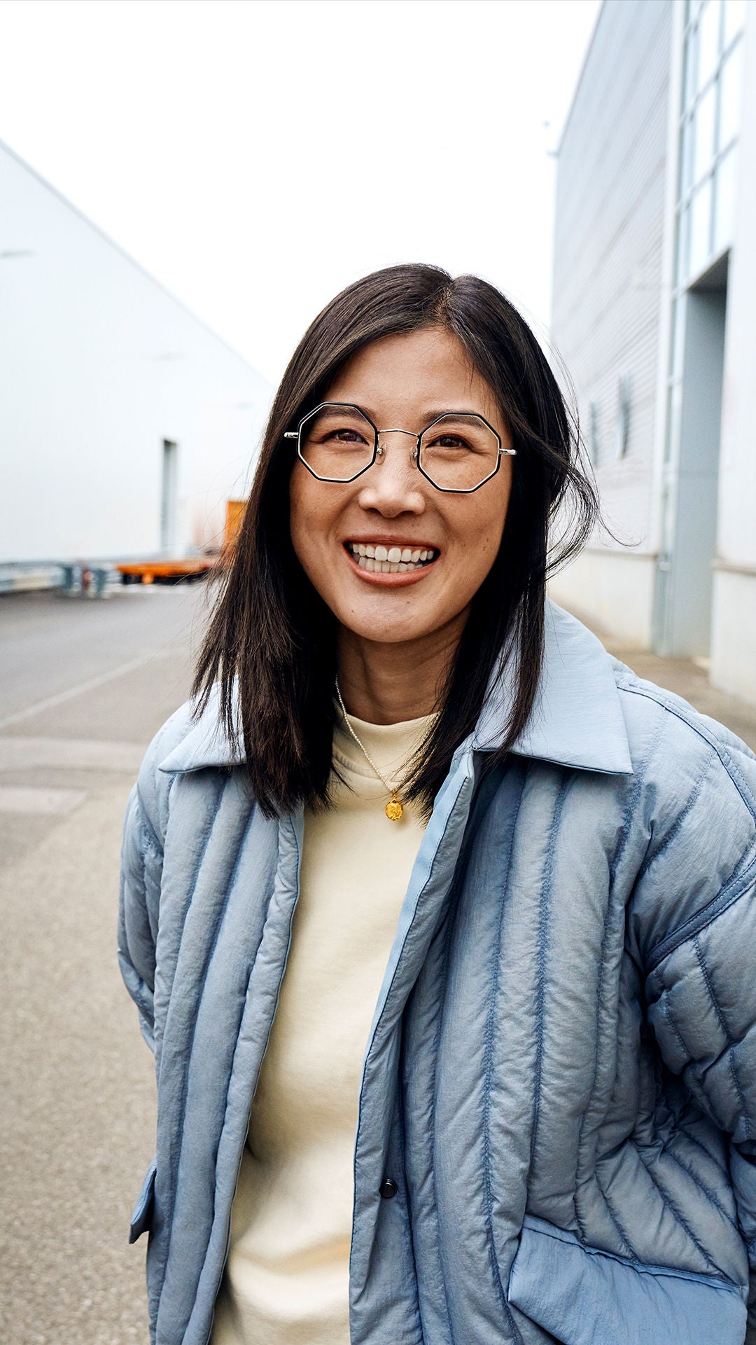 Testimonial Tiantian smiles into the camera