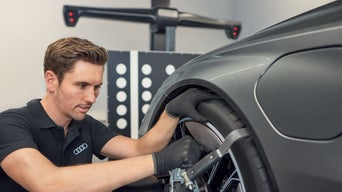 認定資格を持つ、Audiテクニシャン。