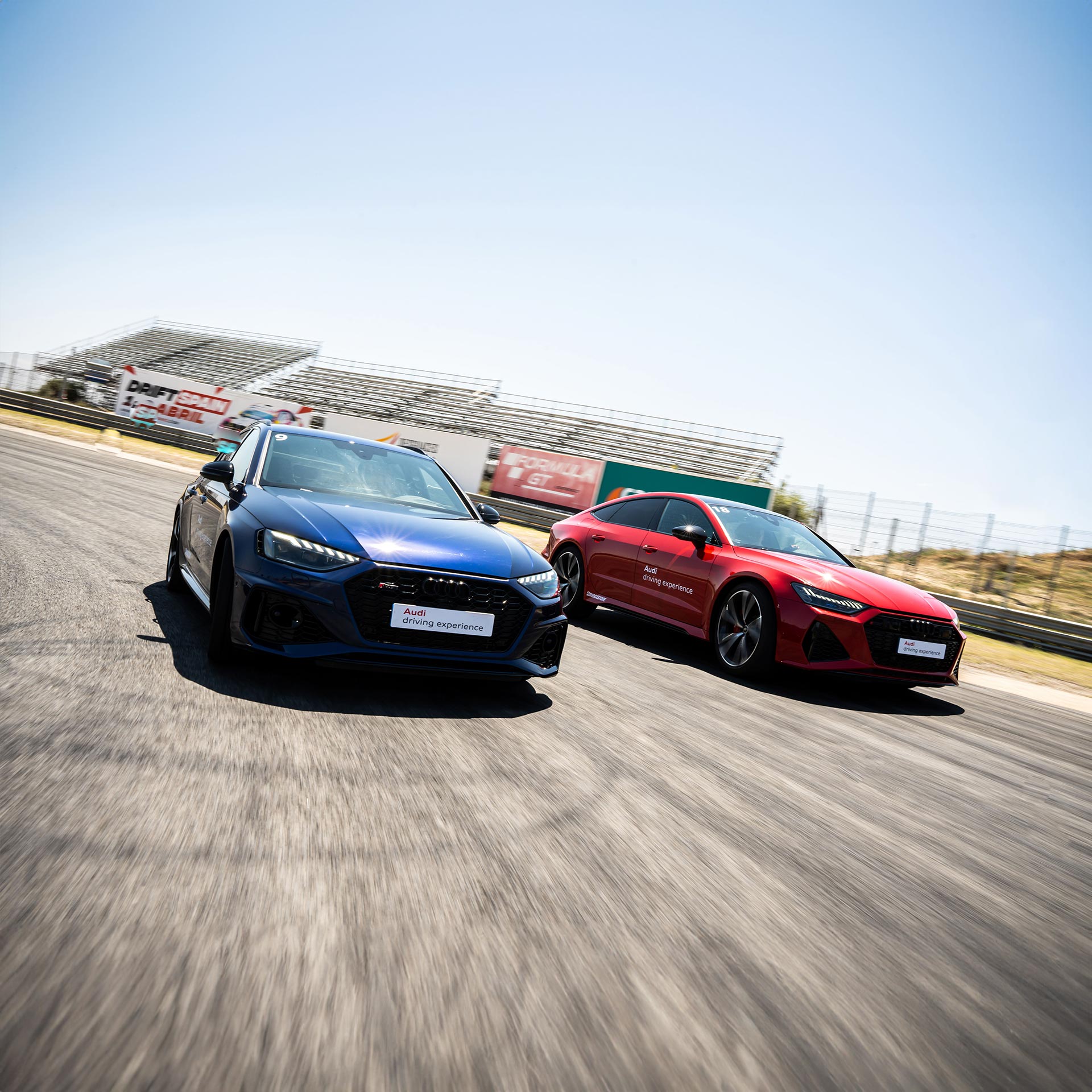 Foto de los cursos de conducción Audi driving experience. 