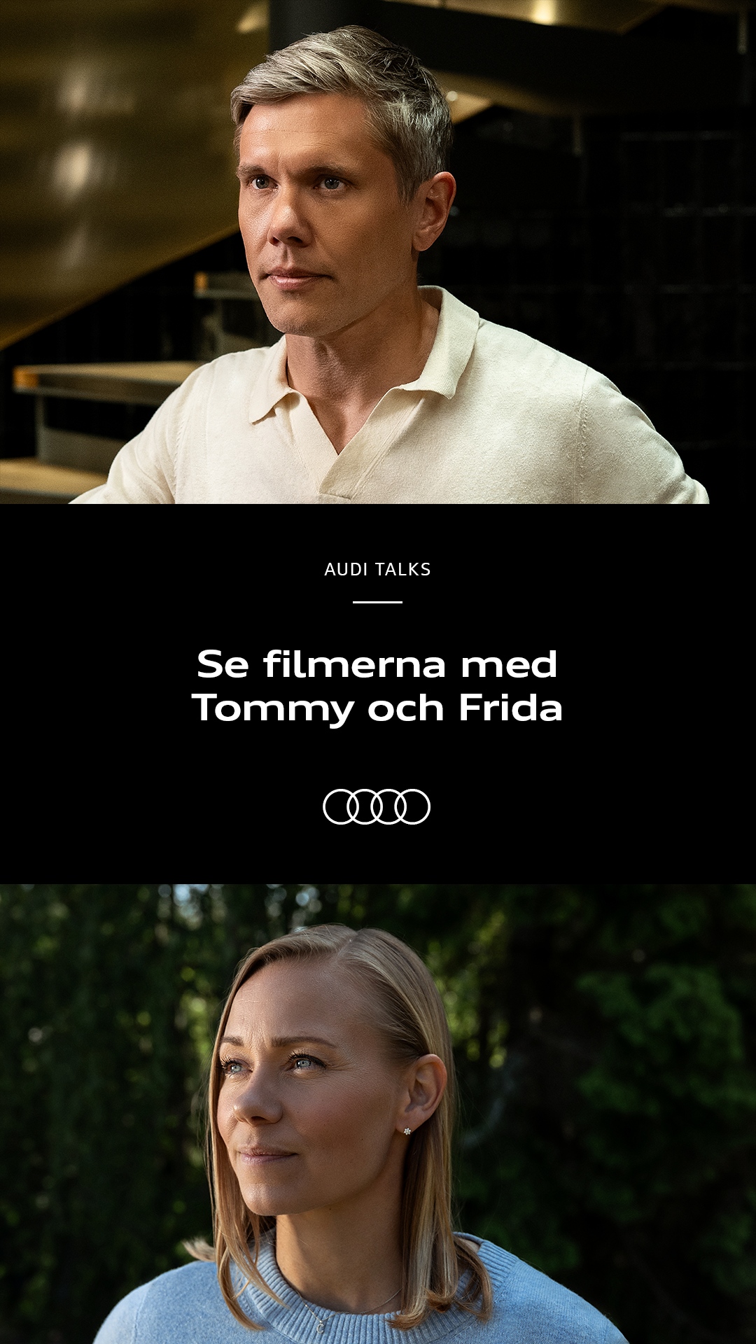  Audi Talks med Tommy Myllymäki och Frida Hansdotter