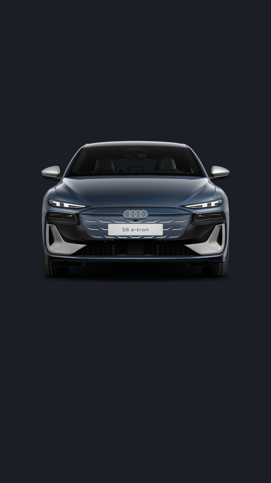 Zijaanzicht van de S6 Avant e-tron