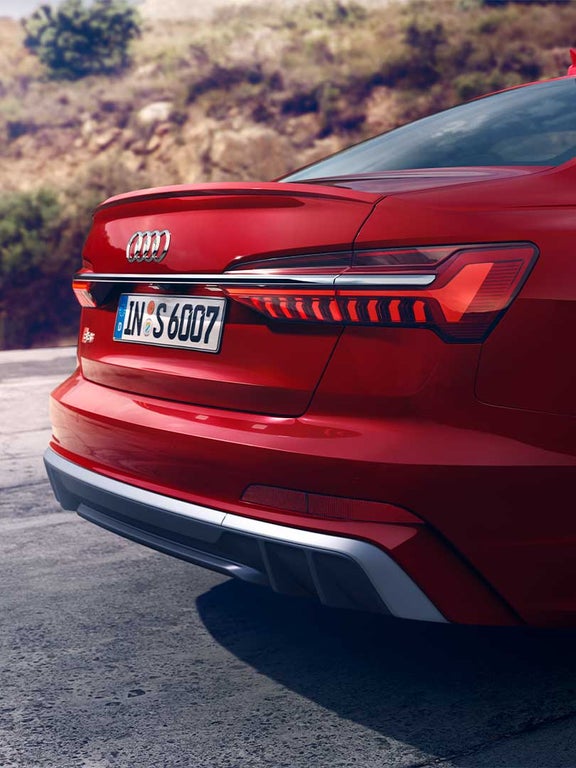 Rear view Audi S6 Sedan TDI