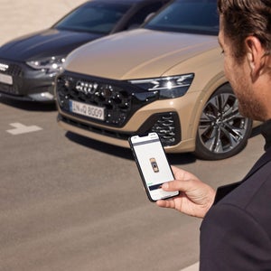 Foto de los sistemas de asistencia inteligentes de los modelos Superpremium de Audi. 