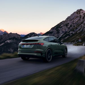 Un Audi Q4 Sportback e-tron en oferta. 