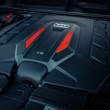 Foto de un motor de gasolina TFSI.