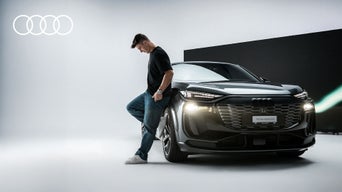 Franjo von Allmen & der Audi SQ6 e-tron