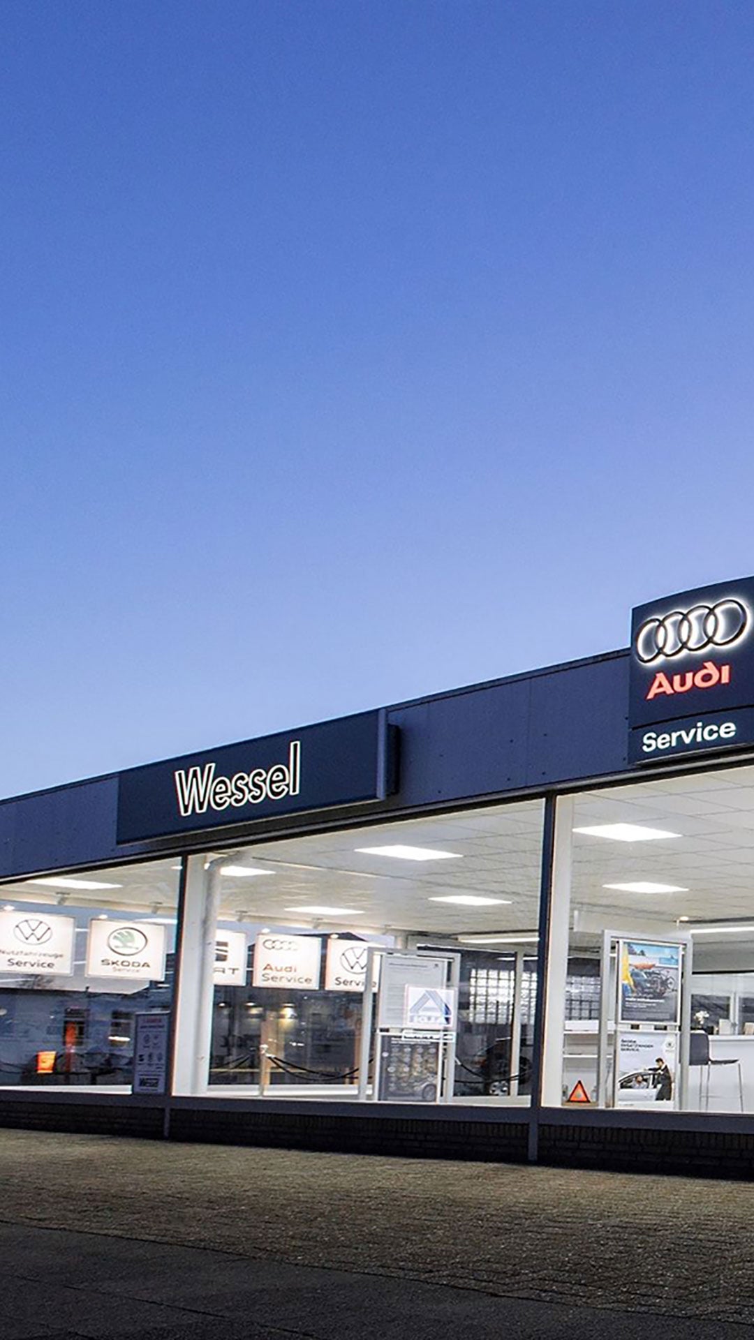 Außenansicht Autohaus Louis Wessel GmbH & Co. KG