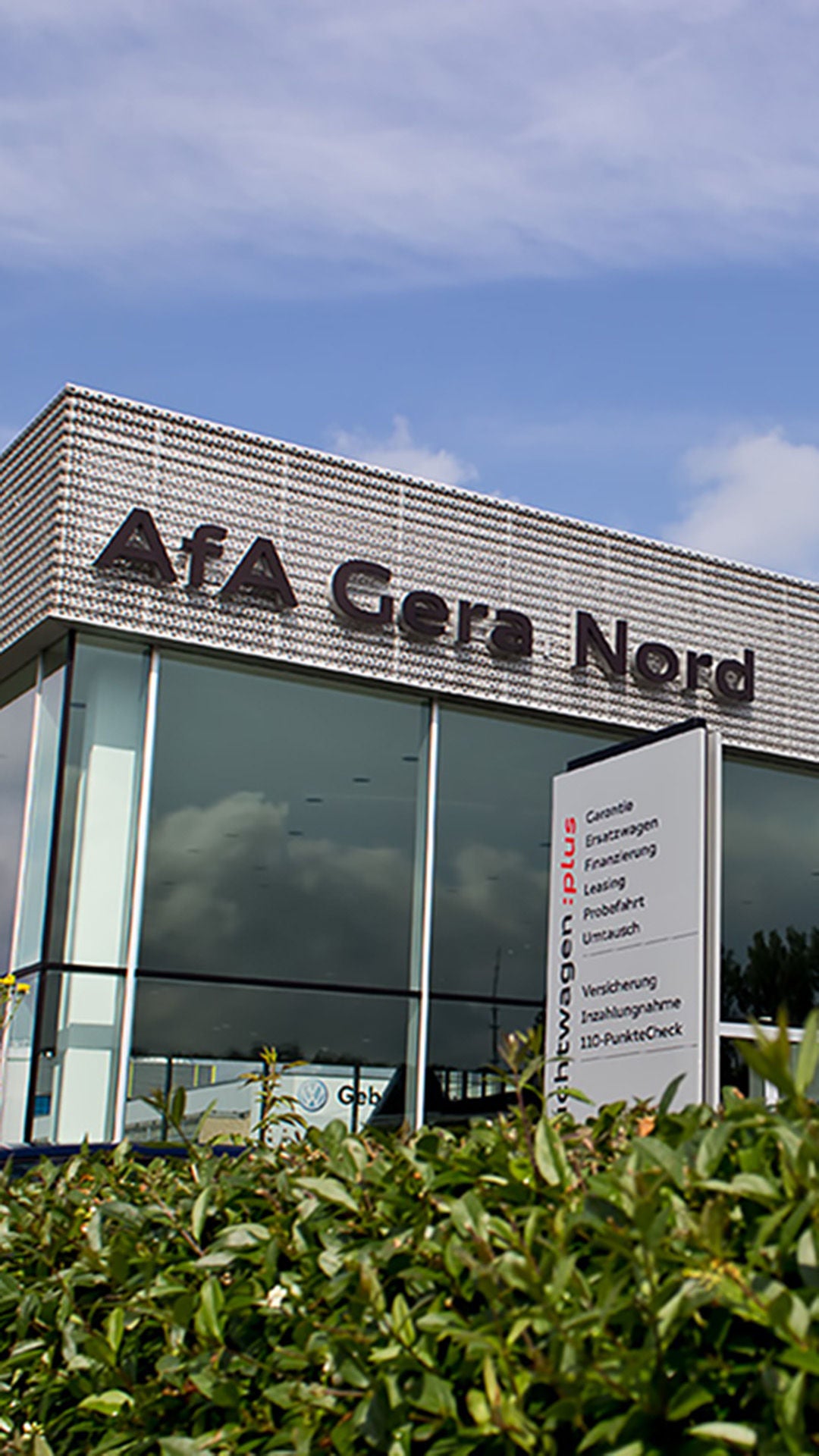Außenansicht AFA Autohaus Gera Nord 