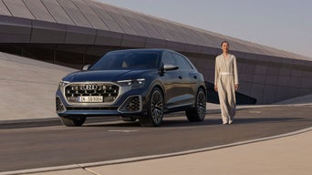 Foto de las medidas del Audi SQ8 SUV. 