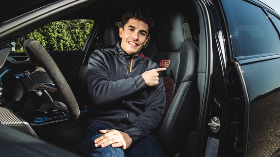 Foto del Audi RS 6 Avant Performance de Marc Márquez. 