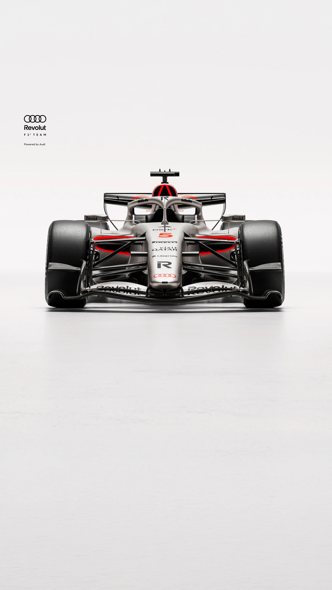 アウディ R26のサイドビュー。 