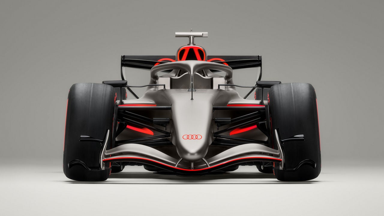 Visão do Audi R26 Concept.