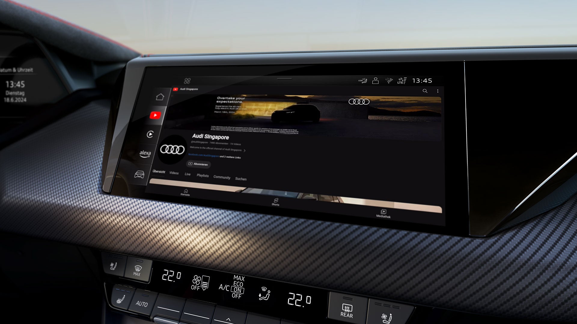Digitale tjenester fra Audi RS e-tron GT 