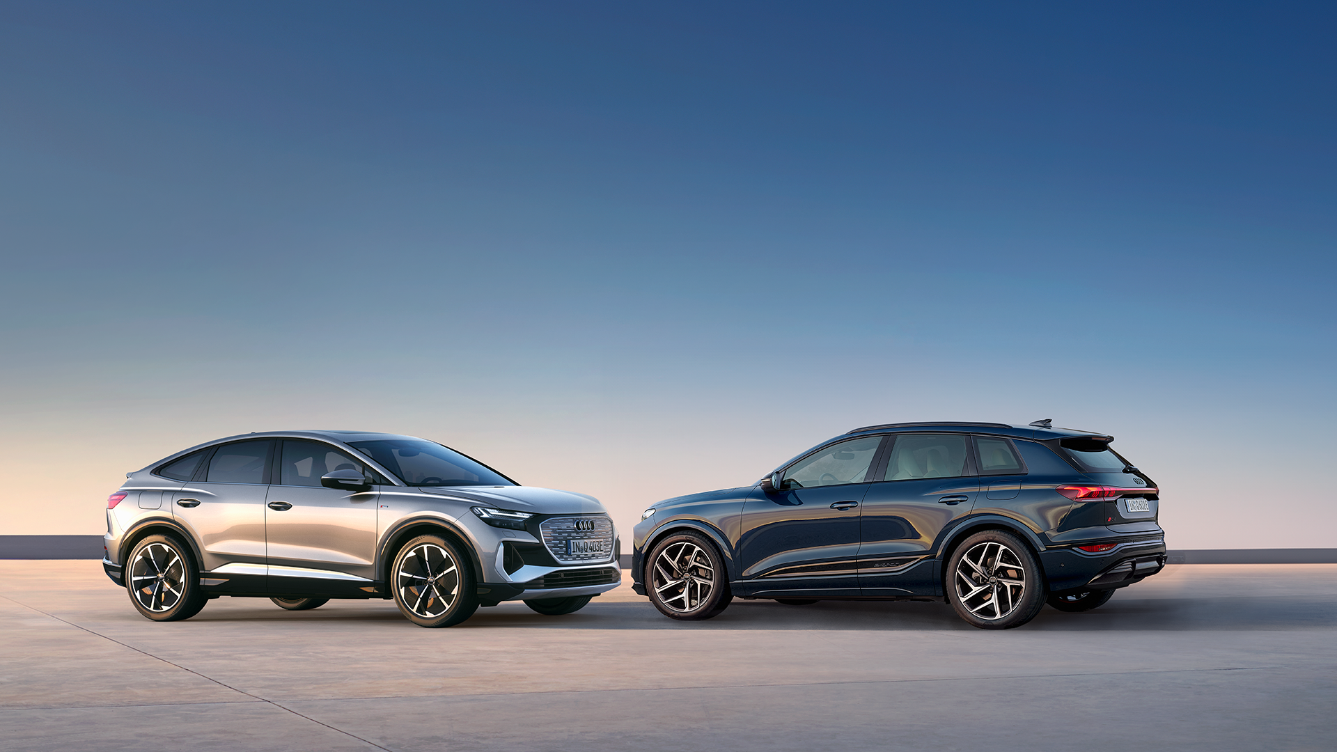 Audi Q4 Sportback e-tron en Audi Q6 e-tron.
