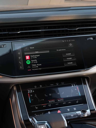 MMI display Audi A6 Saloon