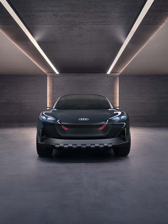 Frontal Audi activesphere concept.