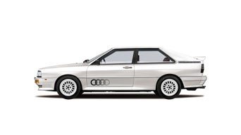Illustration of the Audi quattro