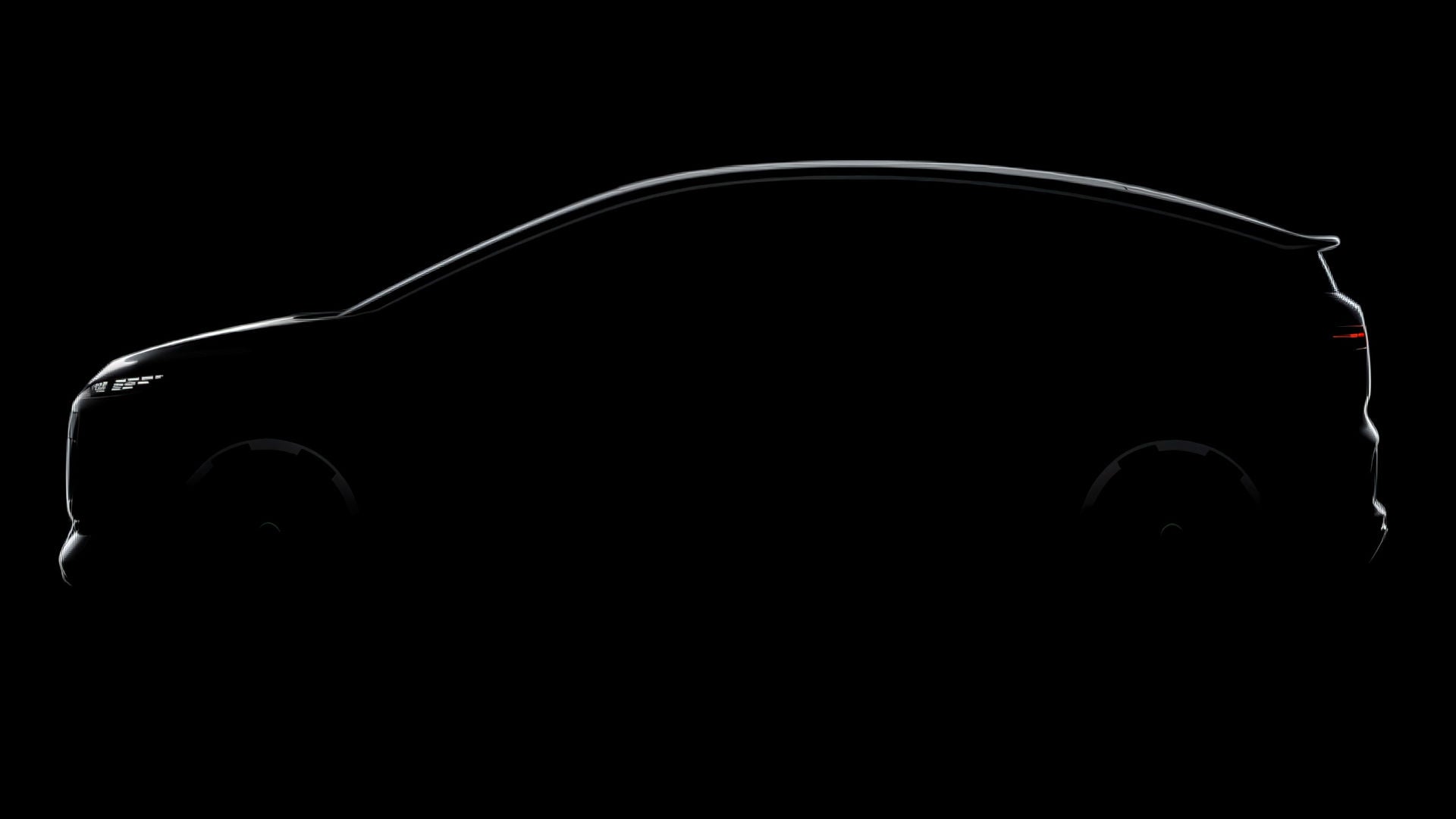 De outline van de nieuwe Audi A2 e-tron