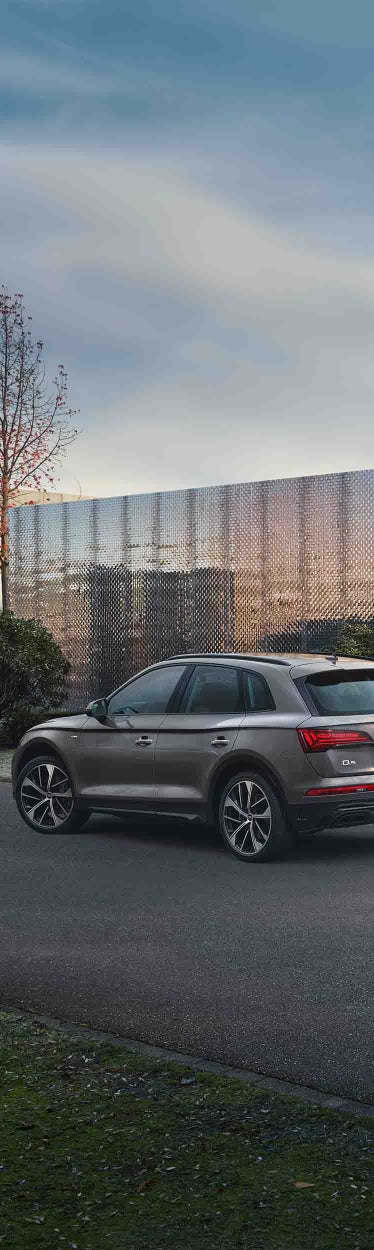 Audi Q5 side view with one model