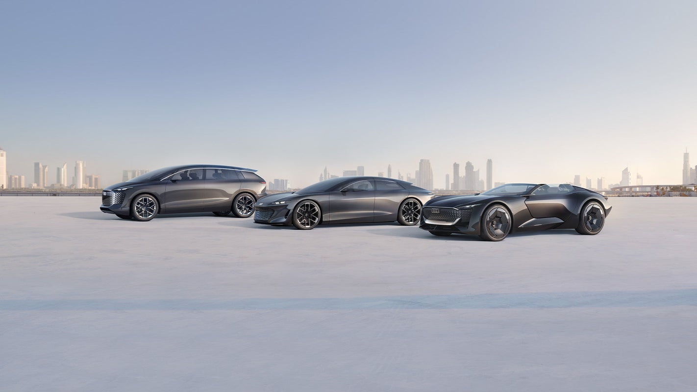 Audi Spacemaster Audi skysphere concept: Executive-class roadster with a twin ...
