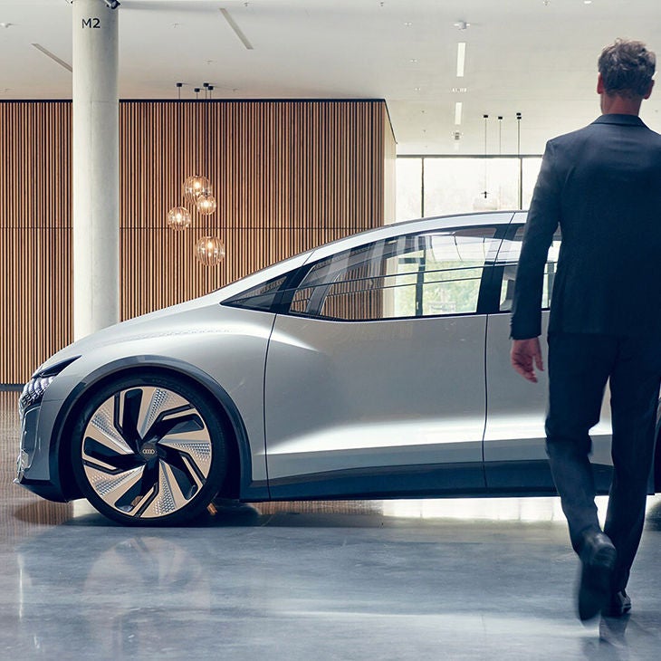 A man gazes into the distance.