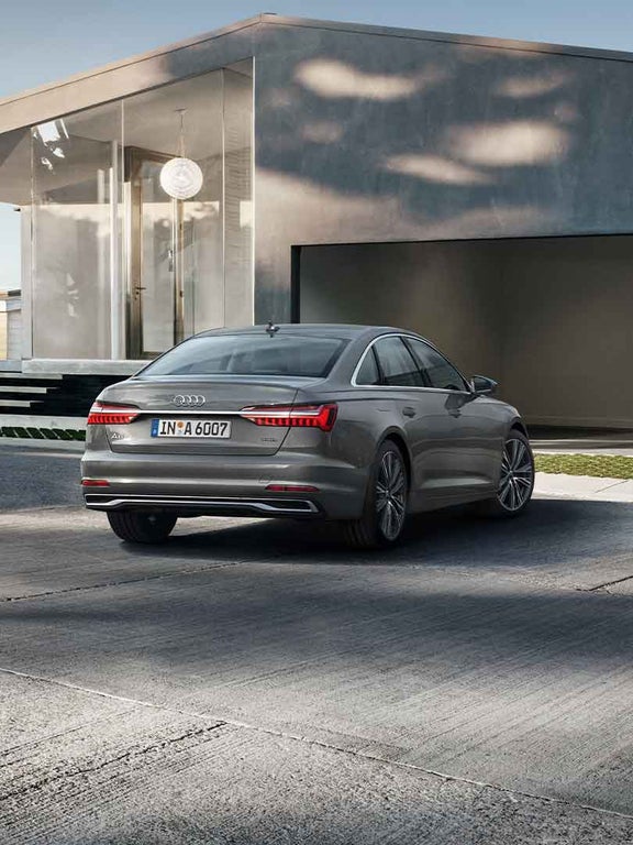 Rear view Audi A6 Sedan