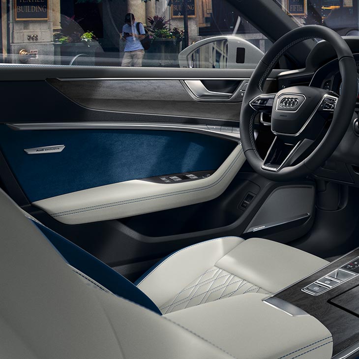 Audi exclusive in the interior of the Audi A7 Sportback
