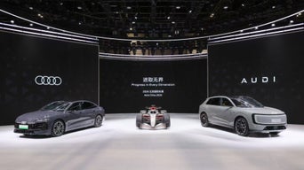 The Audi A6L at the Group Night Auto China 2026.