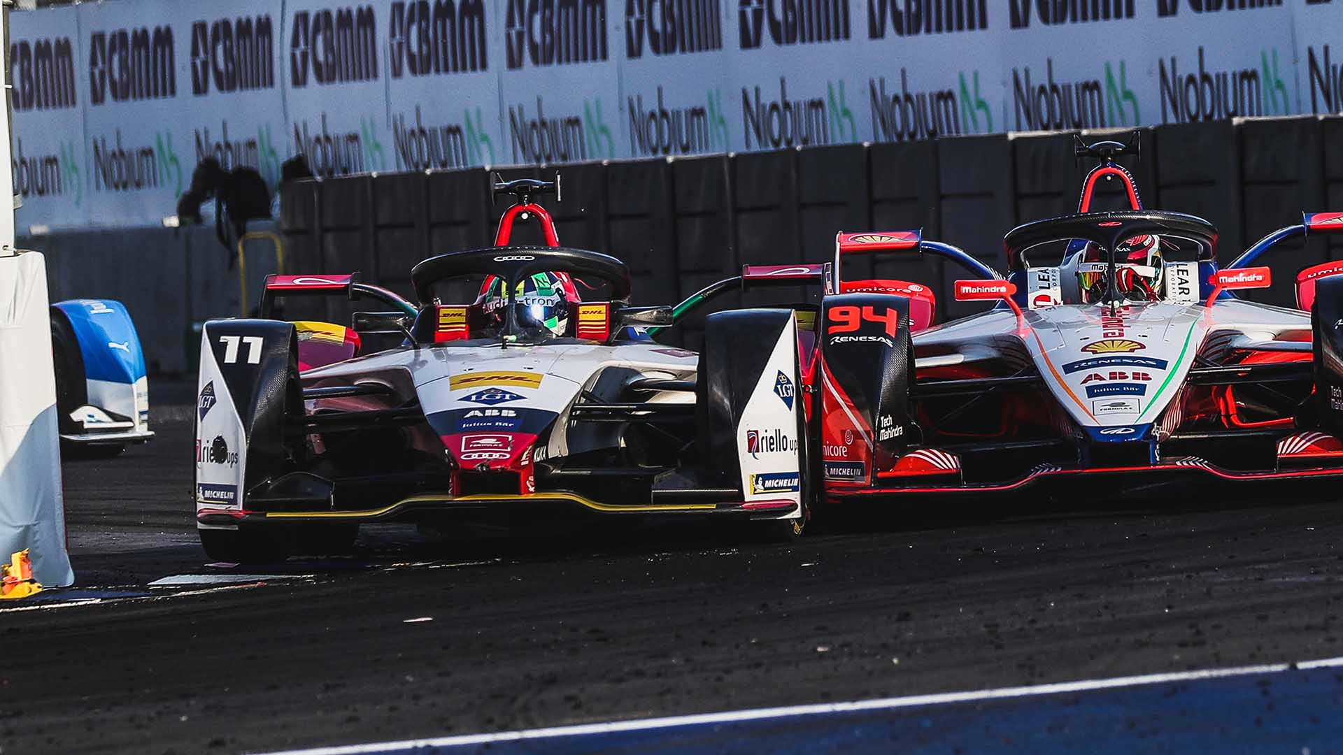 Das Foto zeigt Lucas di Grassis Audi Formel-E-Rennwagen in Mexiko im Jahr 2019.