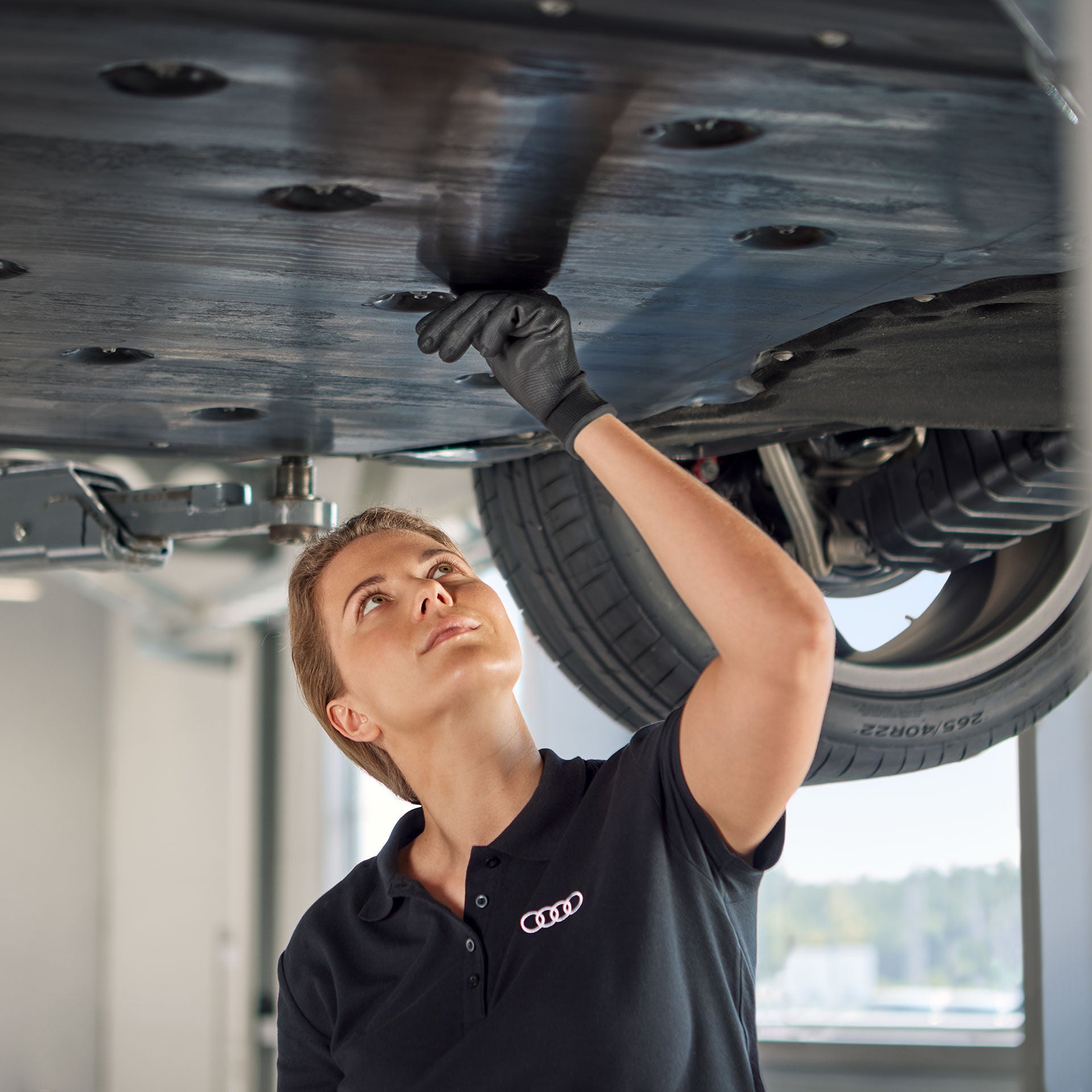 Foto de los servicios de mantenimiento de la Red Oficial Audi.  