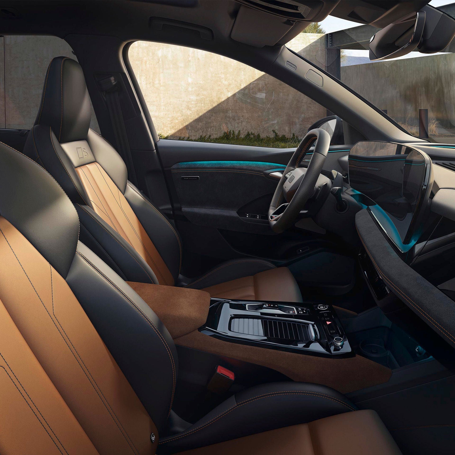 Equipamiento de un Audi Q6 e-tron de segunda mano. 