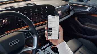 Foto de servicio de actualización de software de Audi.