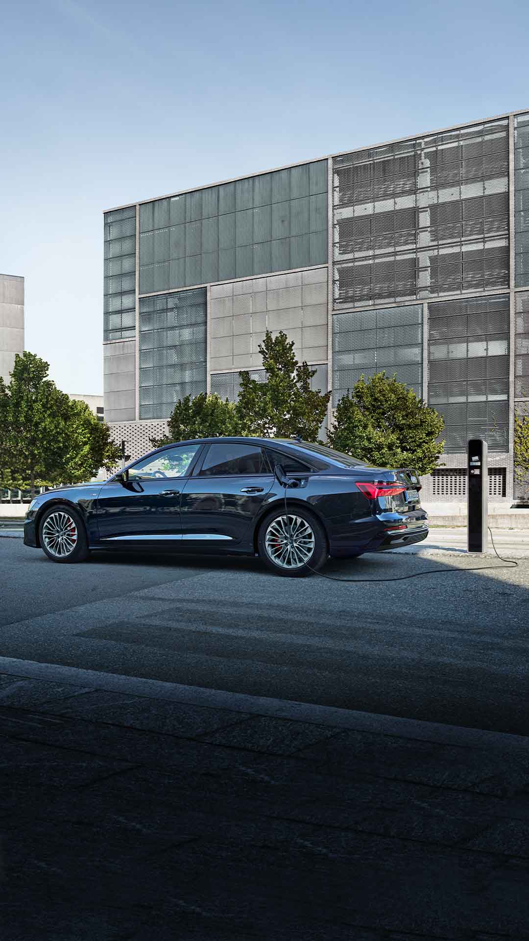 Vista lateral A6 TFSIe