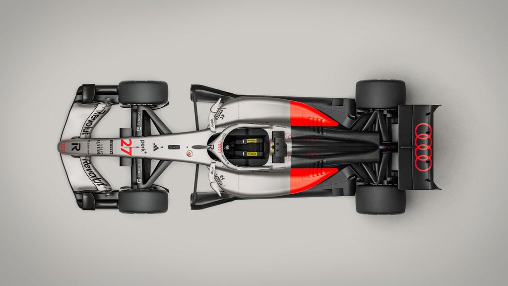 アウディ R26 を上から見たビュー